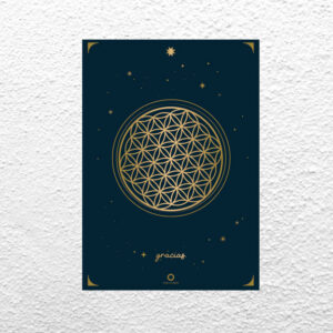 lámina geometría sagrada Flor de la Vida