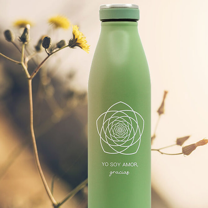 botella pentalflor amor